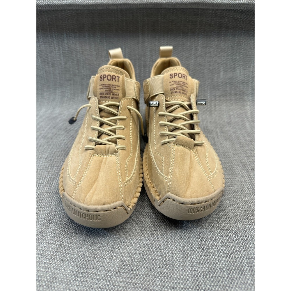Fokzih Emiline Womens 36 Eu 5.5 Us Orthopedic Shoes Apricot Leather Sneaker